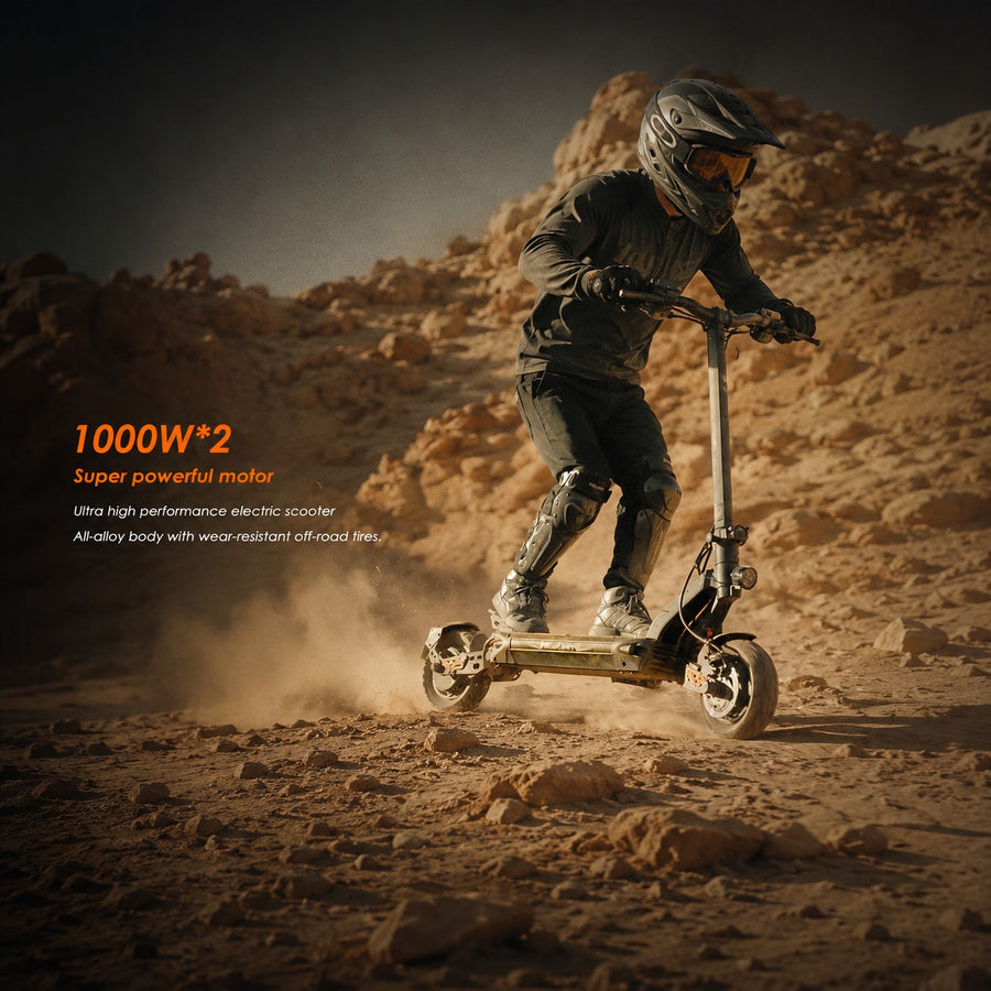 Dual 1000W Motor Power