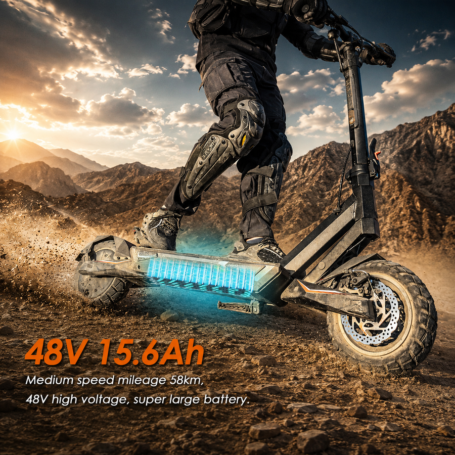 48V 15.6Ah Batería para paseos más largos
