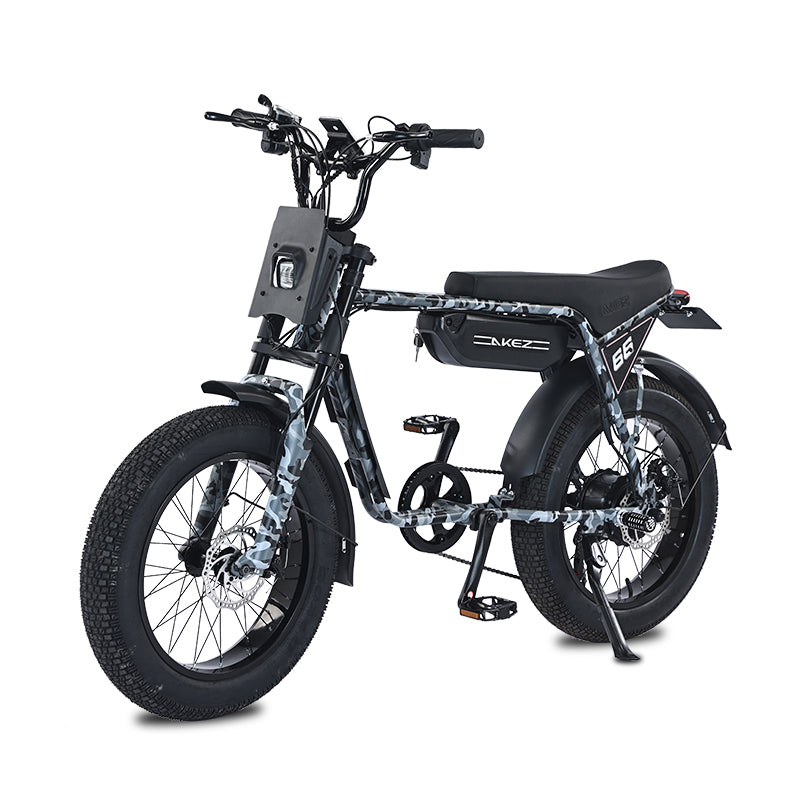 moped style electric bike akez ez