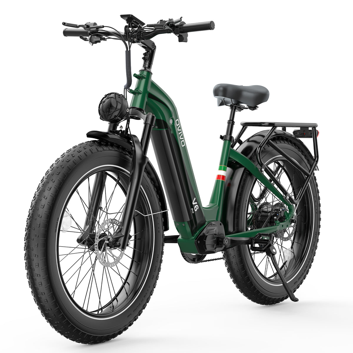 OVIVO V6 PRO 26" Fat Tire Electric Mountain Bike 250W 48V 20Ah