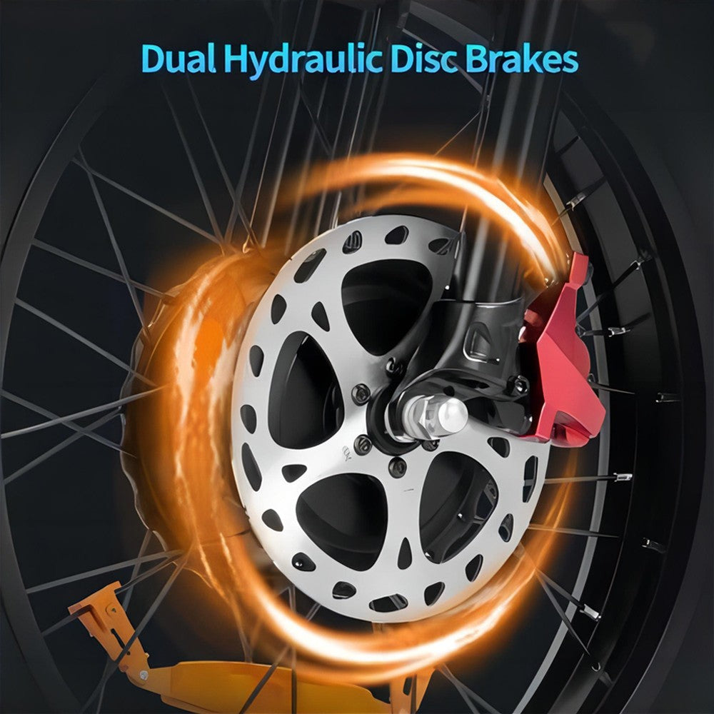ridstar ebike q20 pro hydraulic disc brakes