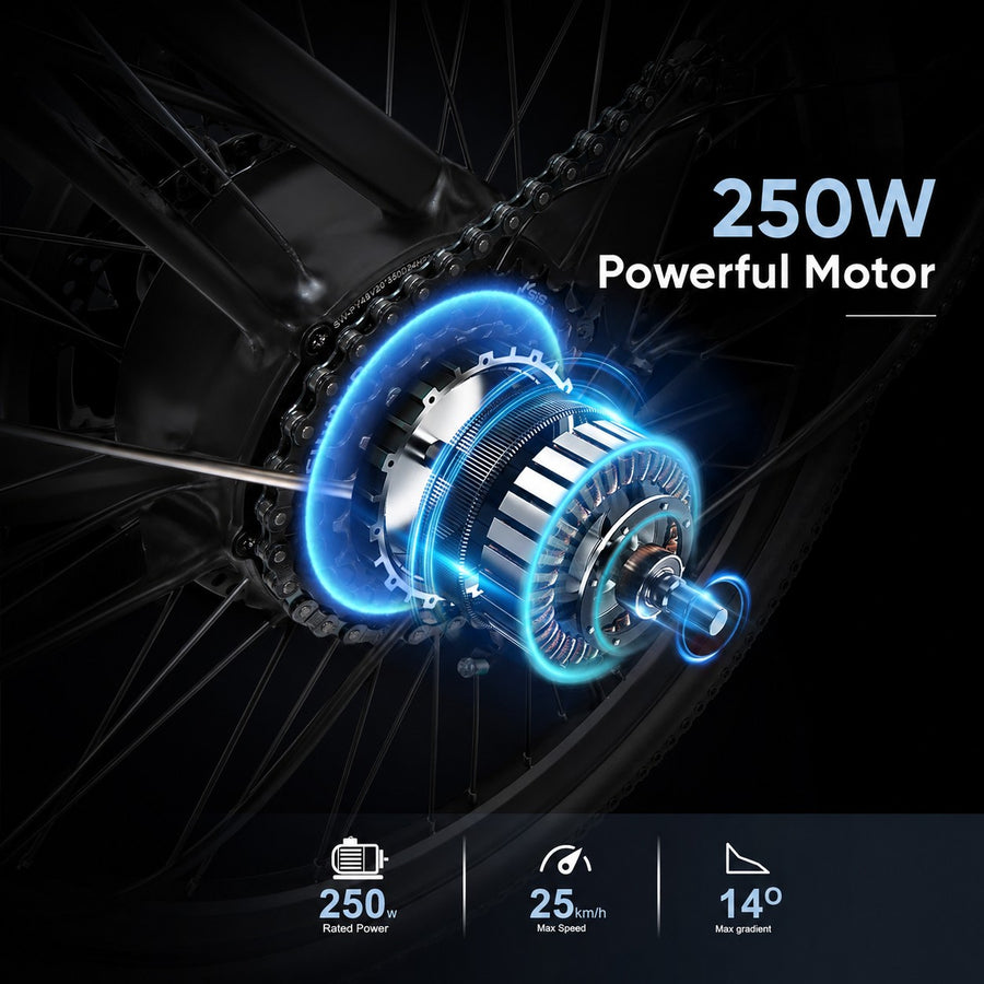 Smooth 250W Motor Assistance