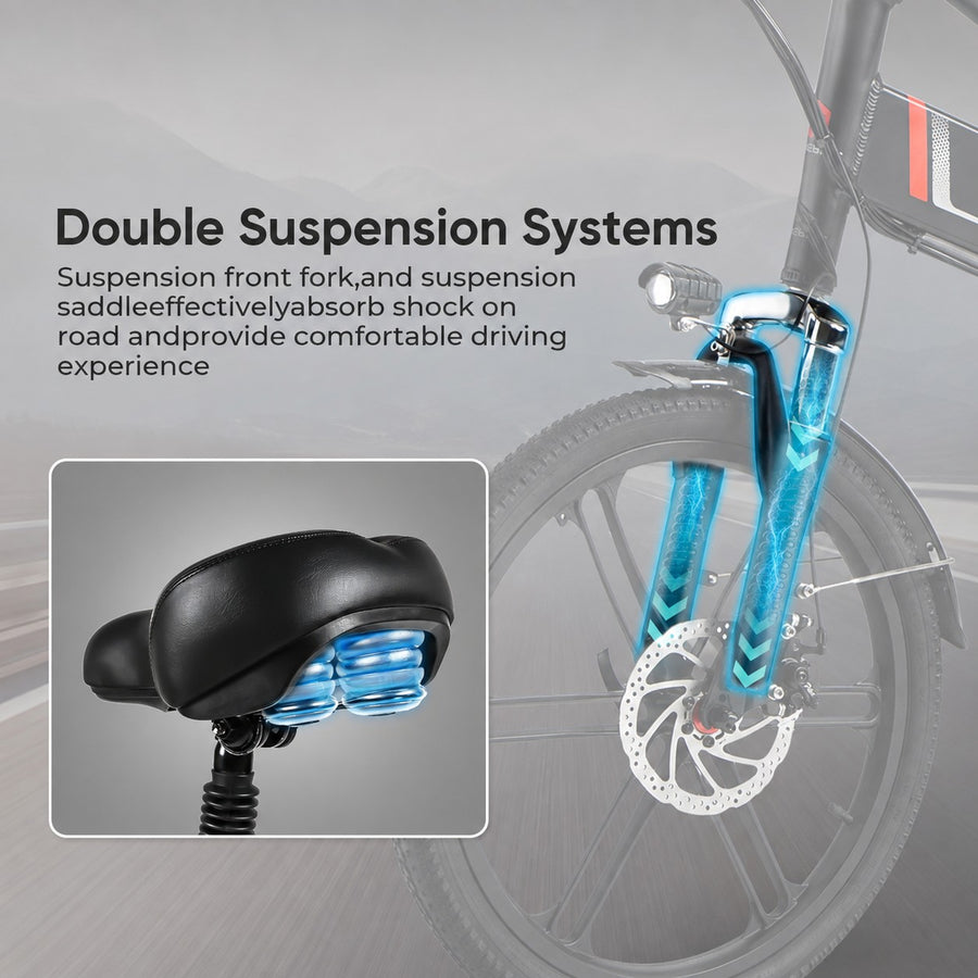 Comfort-Focused Dual Suspension