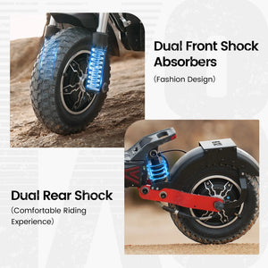 trottinette electrique pas cher iscooter ix8 shock absorbers