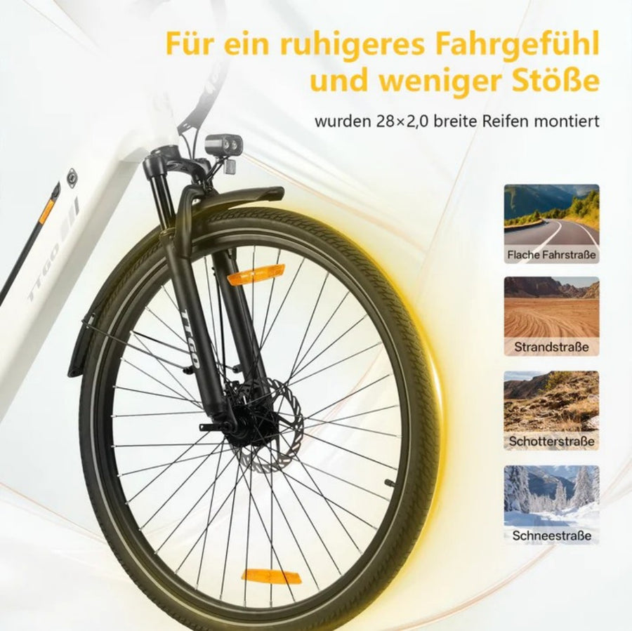 28×2.0 Wide Tires