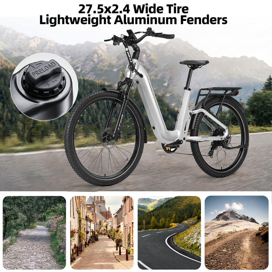 27.5×2.4 Tires for Stable City Riding