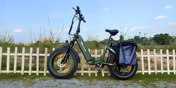 TTGO F6 Boost commuter electric bike with rear rack and fat tires