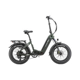 TTGO F6 Boost 20" Folding Fat Tire Electric Bike 250W 48V 18Ah