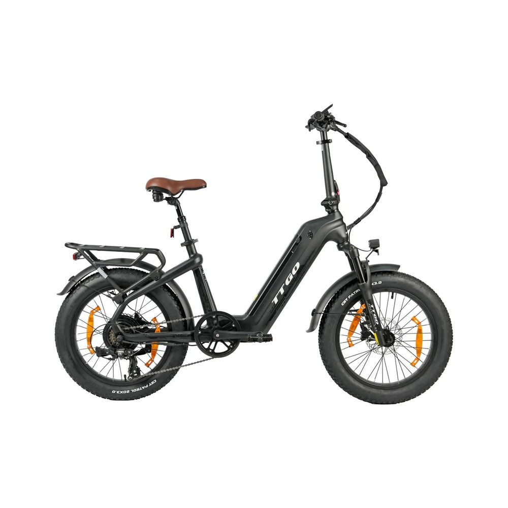TTGO F8 20" Carbon Fiber Electric Bike 250W 48V 18Ah