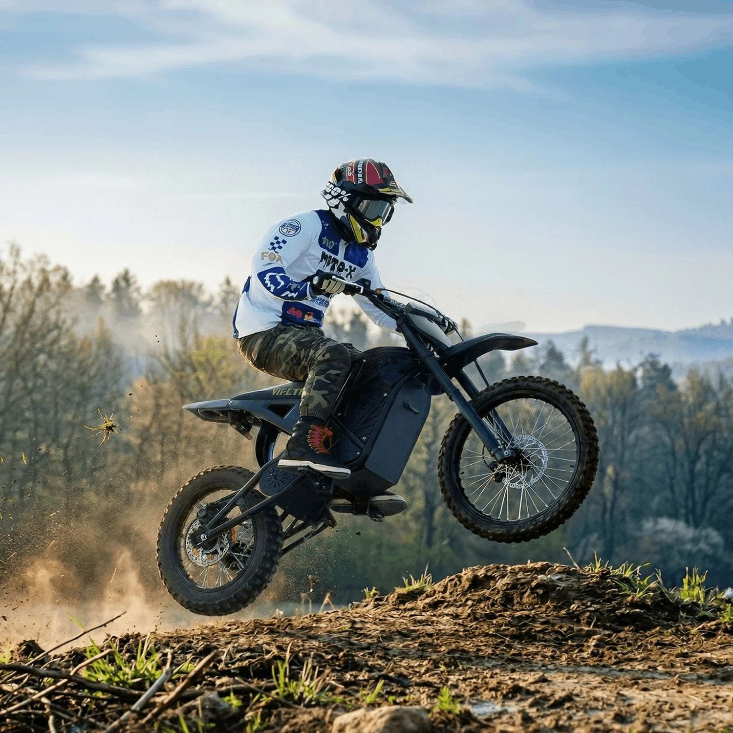 VIPCOO H3 Electric Dirt Bike 3500W Mid-Drive 48V 23Ah Battery