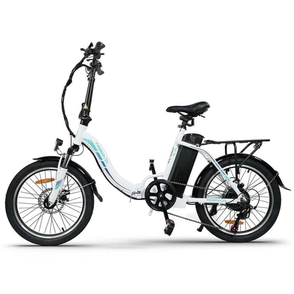 white ebike, Commuter e-bike