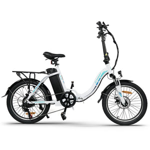 white ebike, city ebike